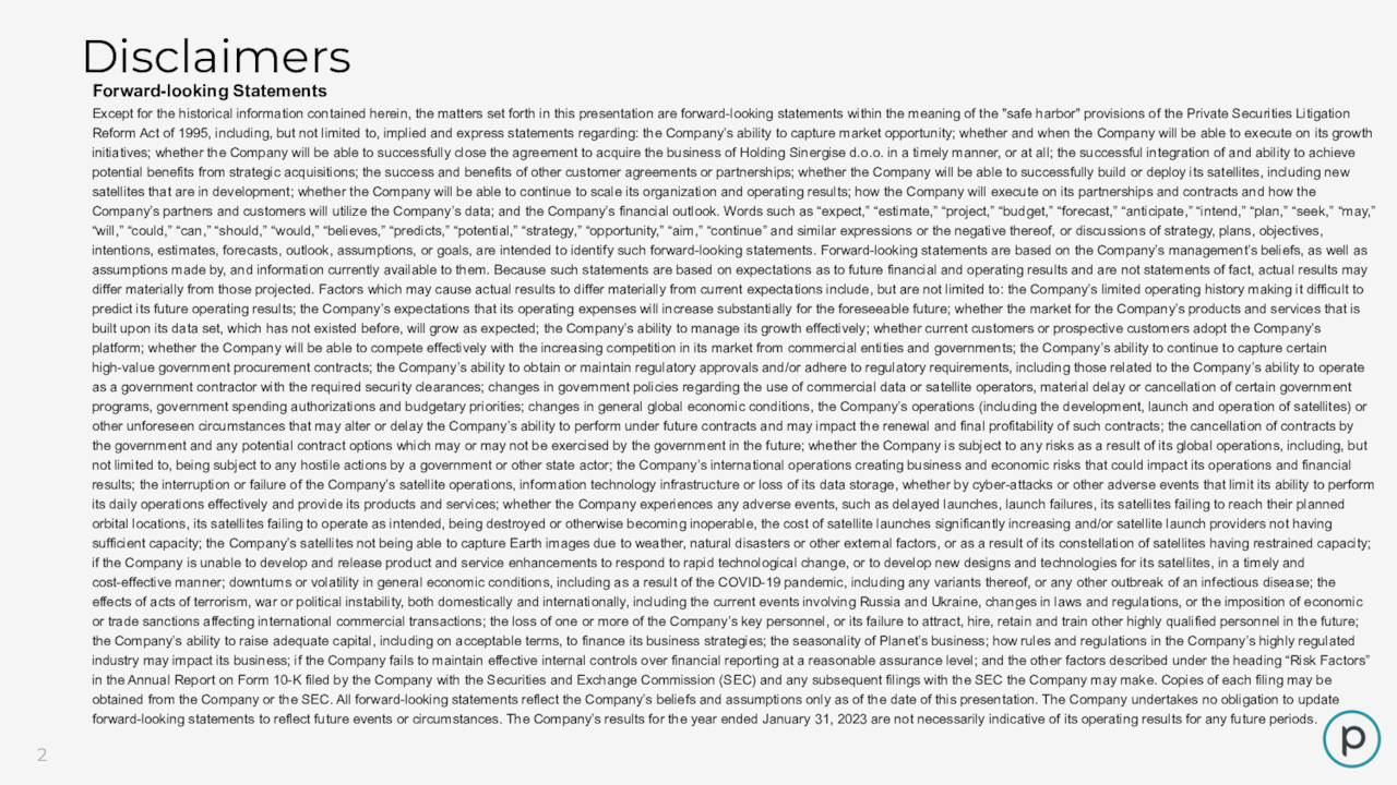 Disclaimers