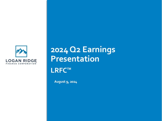 Logan Ridge Finance Corporation 2024 Q2 - Results - Earnings Call ...