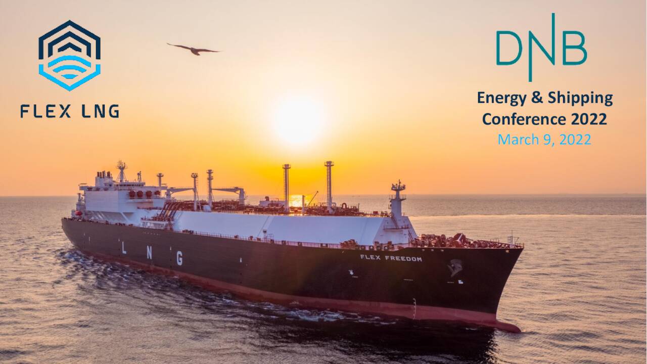 Flex LNG (FLNG) Presents at the DNB Energy and Shipping Conference