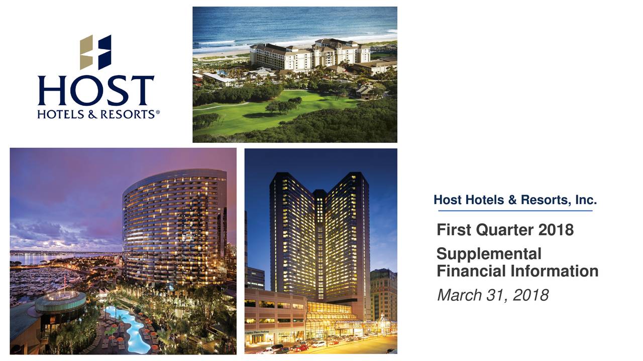 Host Hotels Hst Q1 2025 Earnings Host Hotels & Resorts, Inc. 2018 Q1 - Results - Earnings Call Slides