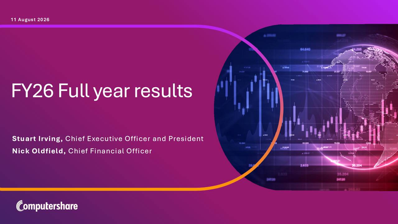 Computershare Limited 2026 Q4 - Results - Earnings Call Presentation ...