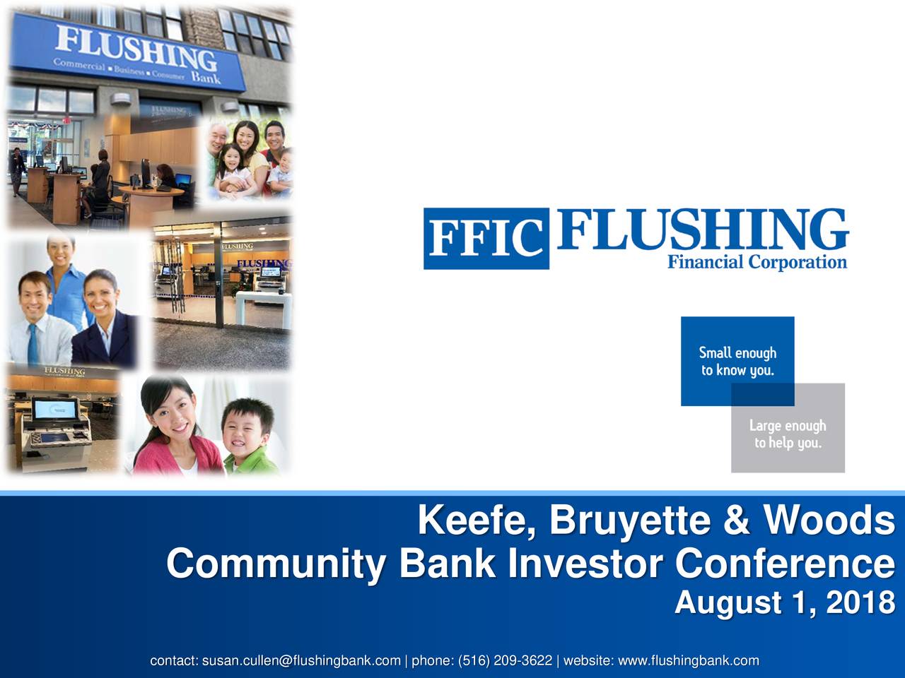 Flushing Financial (FFIC) Presents At Keefe, Bruyette, & Woods