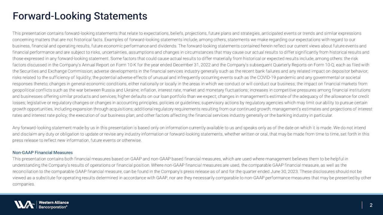 Forward-Looking Statements