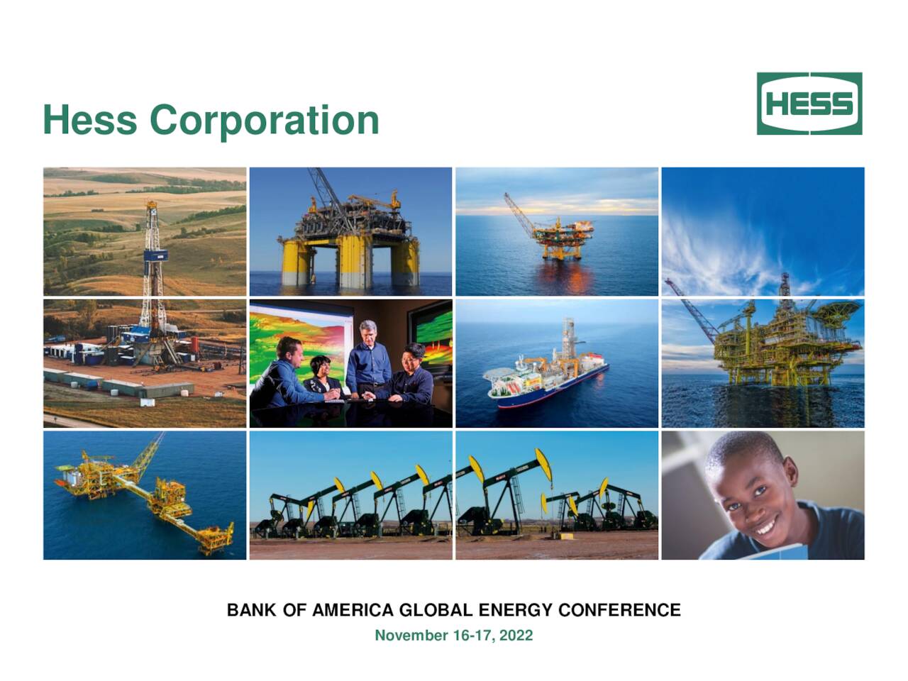 Hess Corporation (HES) presents at 2022 Bank of America Global Energy