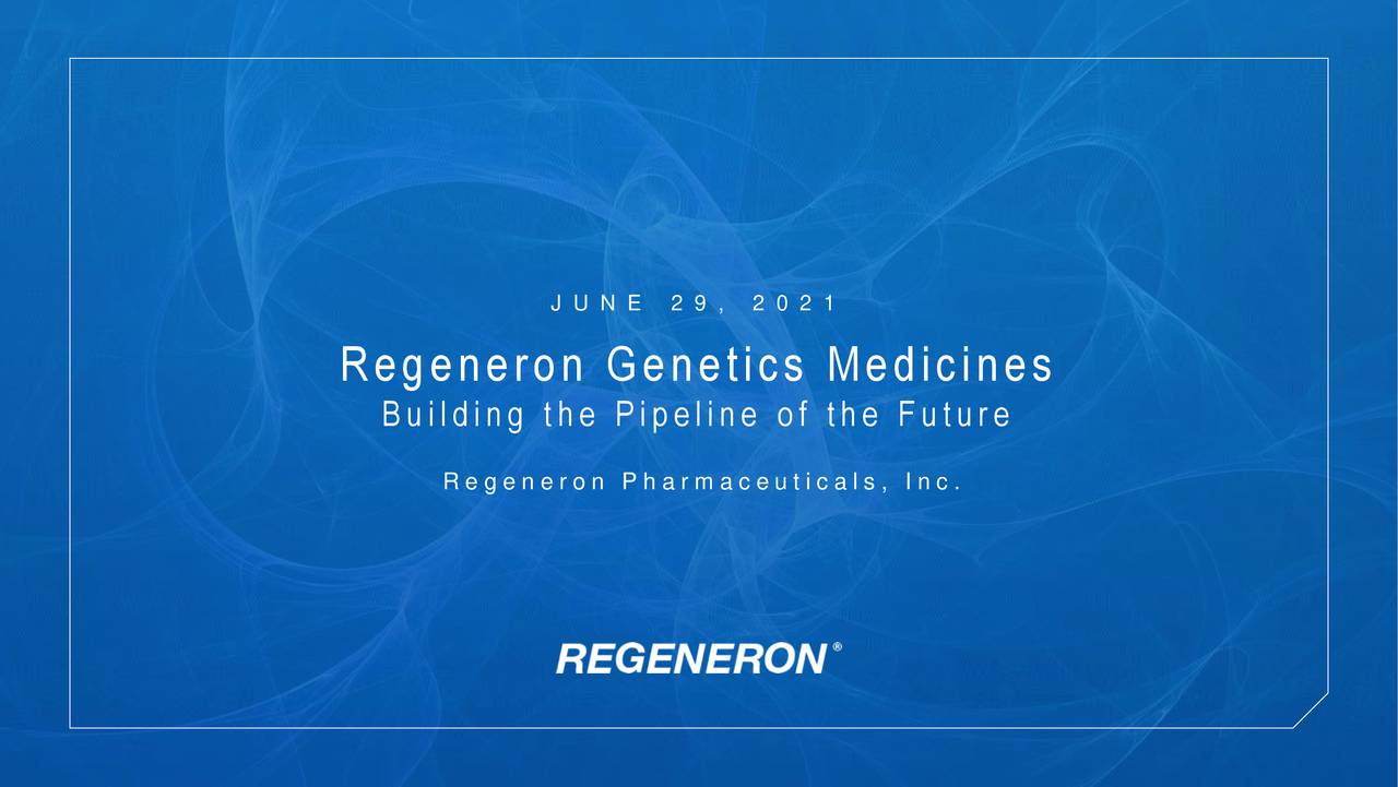 Regeneron Pharmaceuticals (REGN) Presents At Guggenheim's Biopharma ...