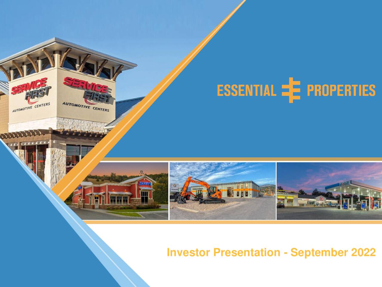 Essential Properties Realty Trust (EPR) Investor Presentation