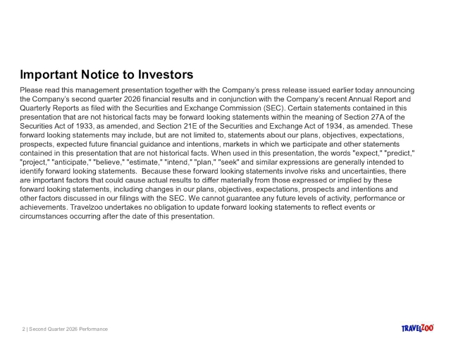 Travelzoo 2026 Q2 - Results - Earnings Call Presentation (NASDAQ:TZOO ...