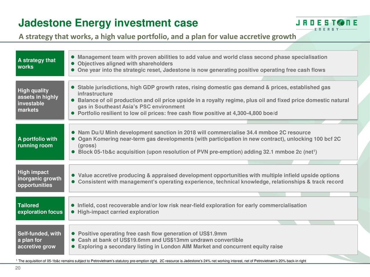 JADESTONE ENERGY INC ORD 2017 Q3 Results Earnings Call Slides (OTCMKTSJADSF) Seeking Alpha