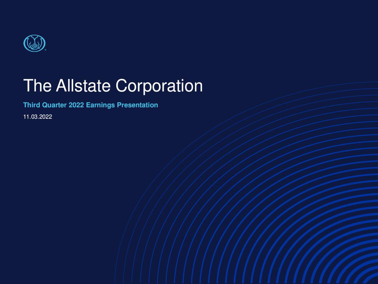 The Allstate Corporation 2022 Q3 Results Earnings Call Presentation