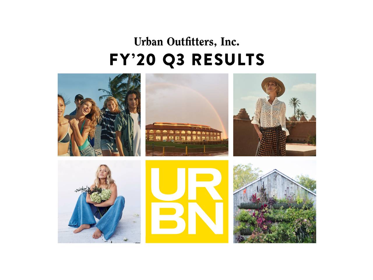Urban Outfitters, Inc. 2020 Q3 Results Earnings Call Presentation