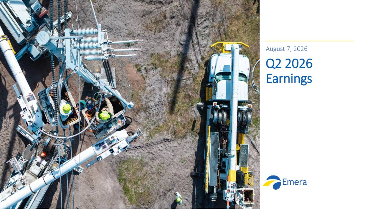 Emera Incorporated 2026 Q2 - Results - Earnings Call Presentation (TSX ...