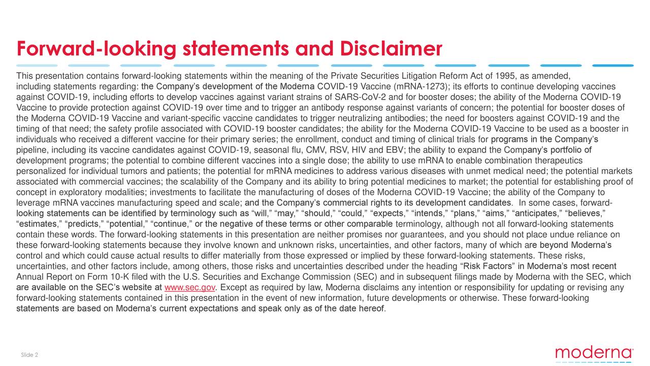 Moderna (MRNA) Annual R&D Day (NASDAQMRNA) Seeking Alpha