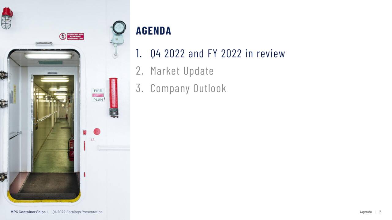 MPC Container Ships ASA 2022 Q4 Results Earnings Call Presentation