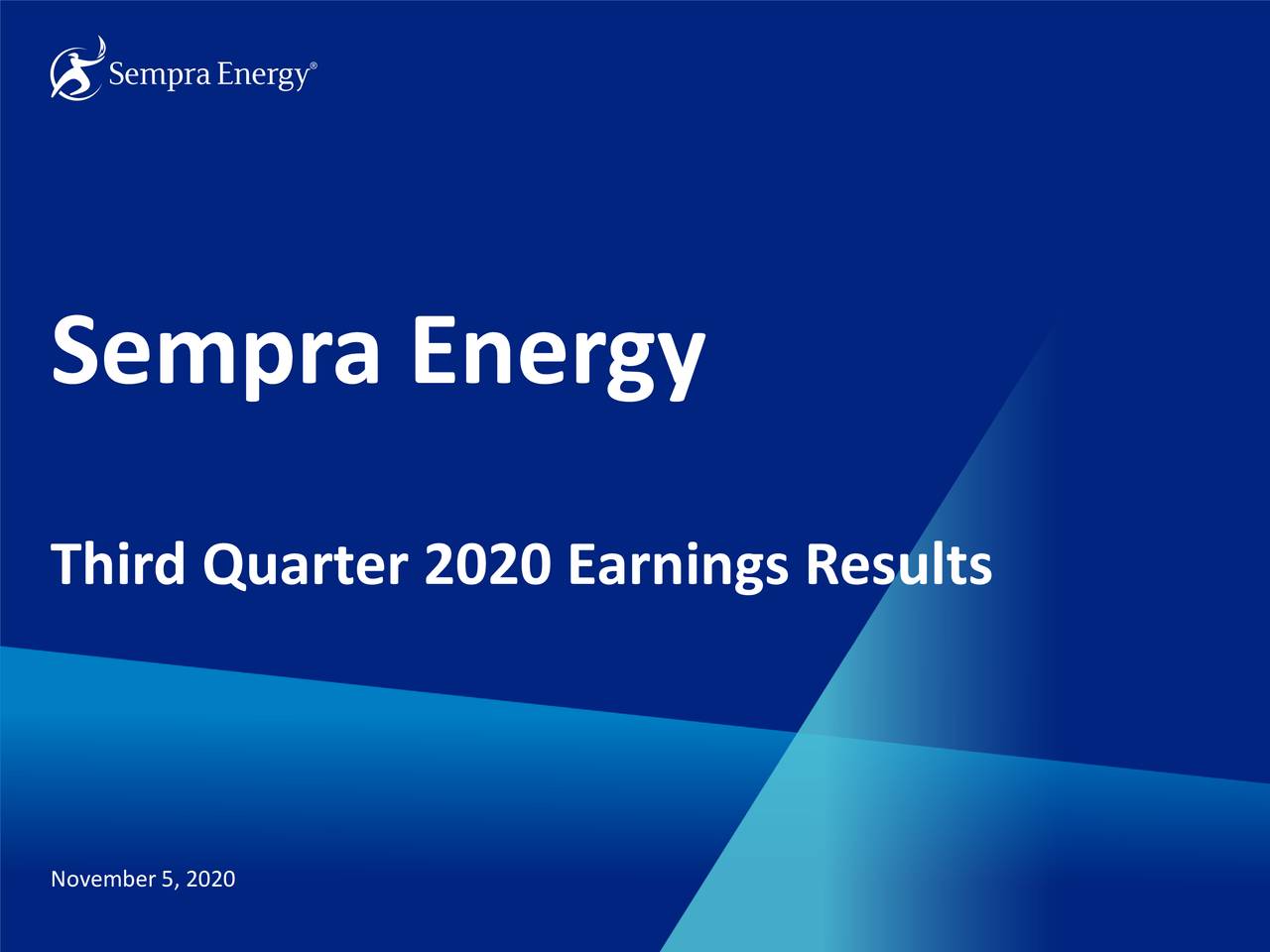 Sempra Energy 2020 Q3 - Results - Earnings Call Presentation (NYSE:SRE ...