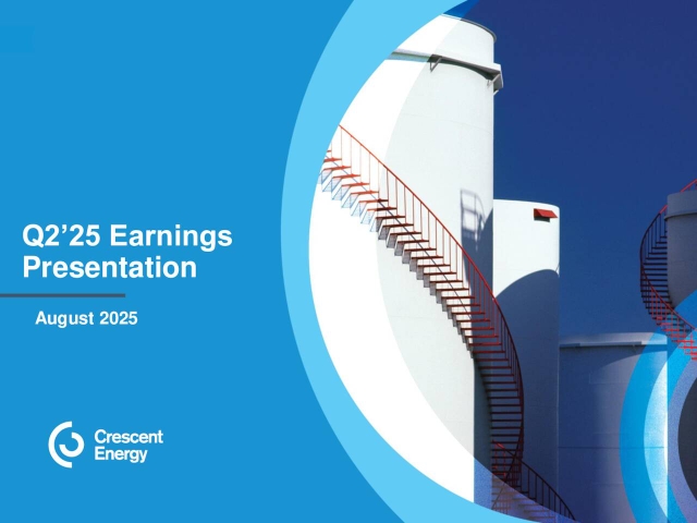 Crescent Energy Company 2025 Q2 - Results - Earnings Call Presentation ...