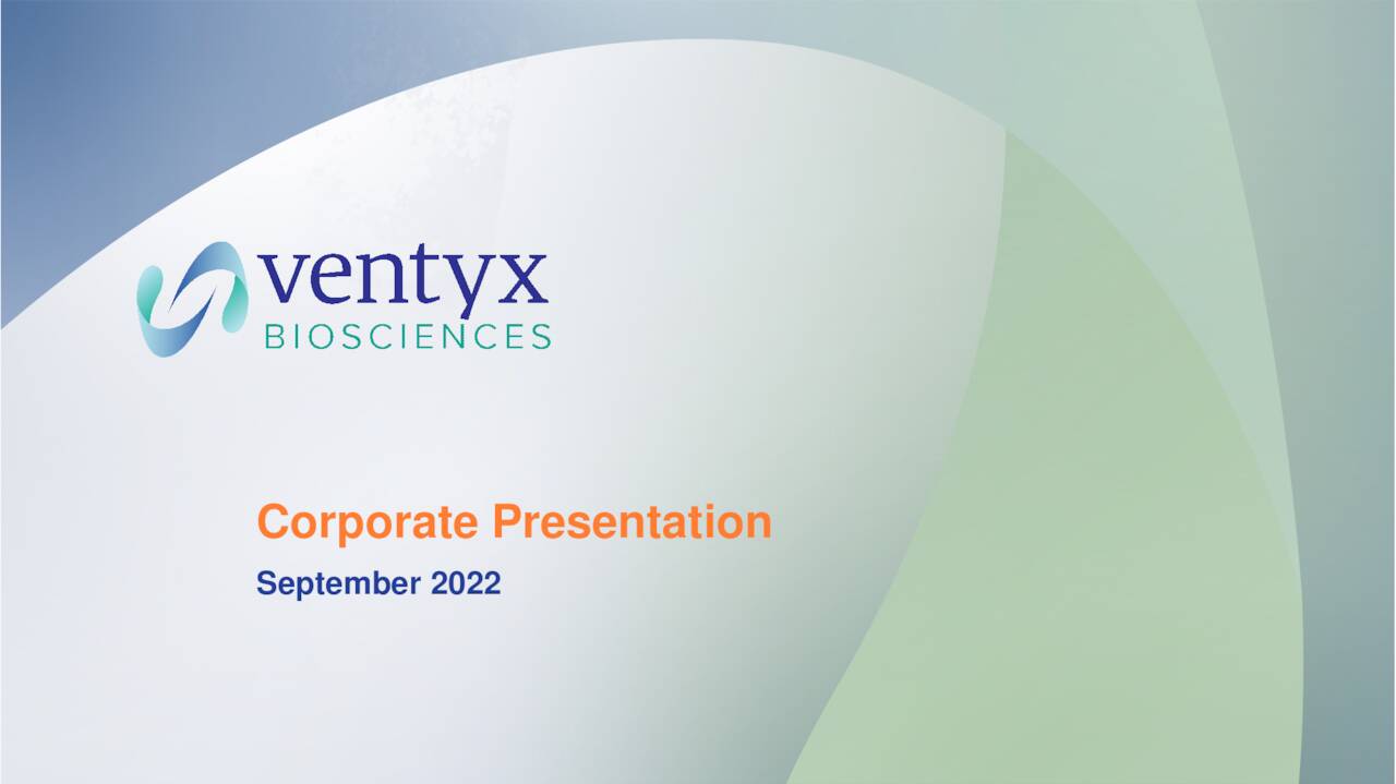 Ventyx Biosciences (VTYX) Investor Presentation - Slideshow (NASDAQ ...