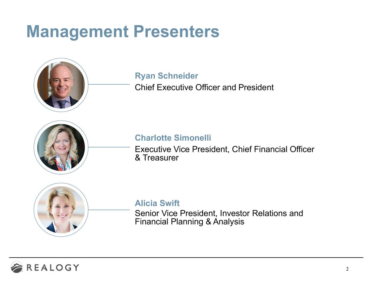 Management Presenters