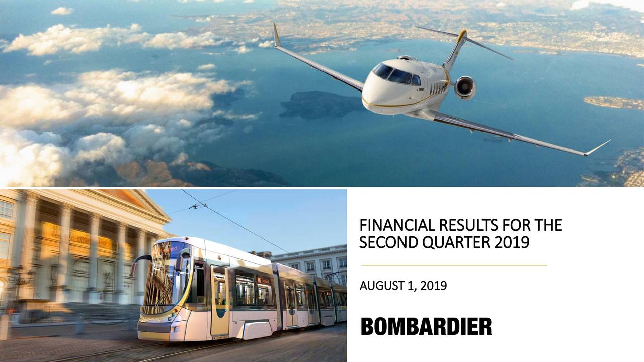 Bombardier Inc. 2019 Q2 Results Earnings Call Slides (OTCMKTSBDRBF