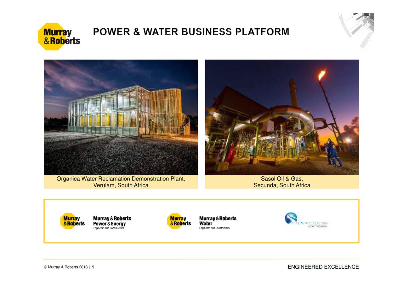 Murray & Roberts Holdings Ltd. ADR 2018 Q4 Results Earnings Call Slides (OTCMKTSMURZY Murray & Roberts Holdings Ltd. ADR 2018 Q4 Results Earnings Call Slides (OTCMKTSMURZY