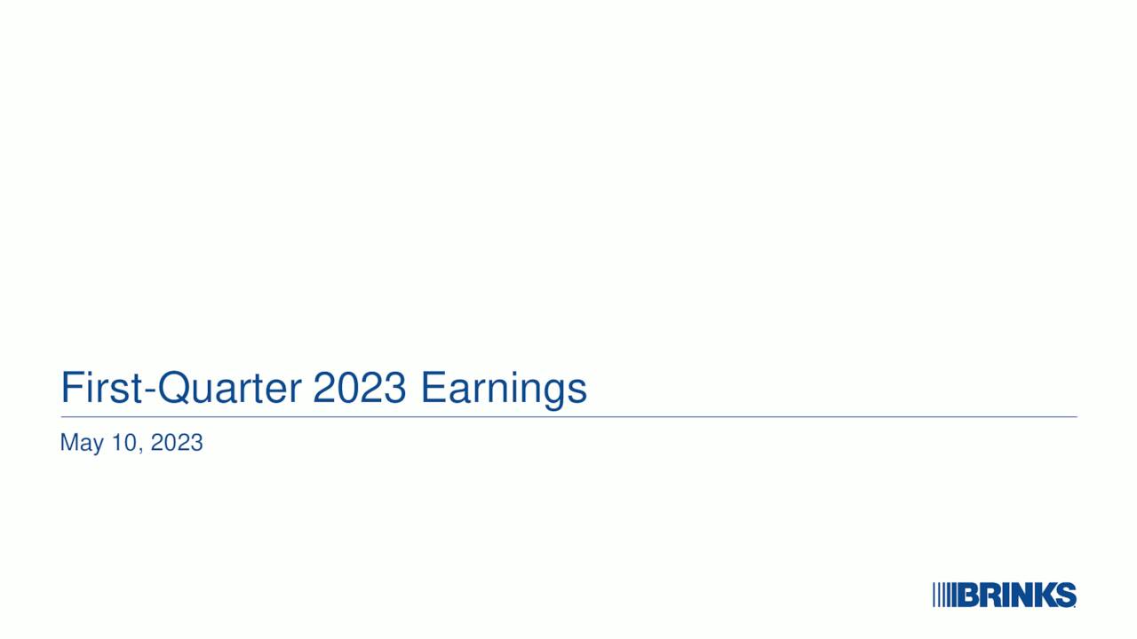 First-Quarter 2023 Earnings