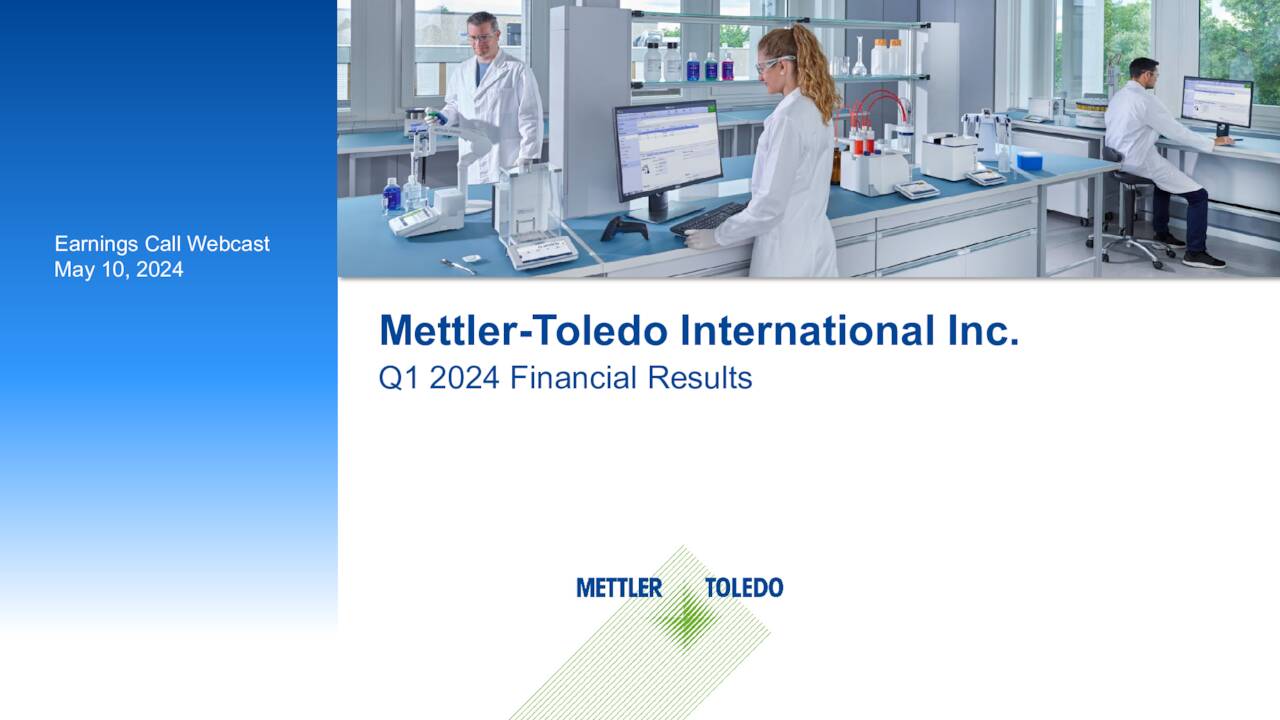 MettlerToledo International Inc. 2024 Q1 Results Earnings Call