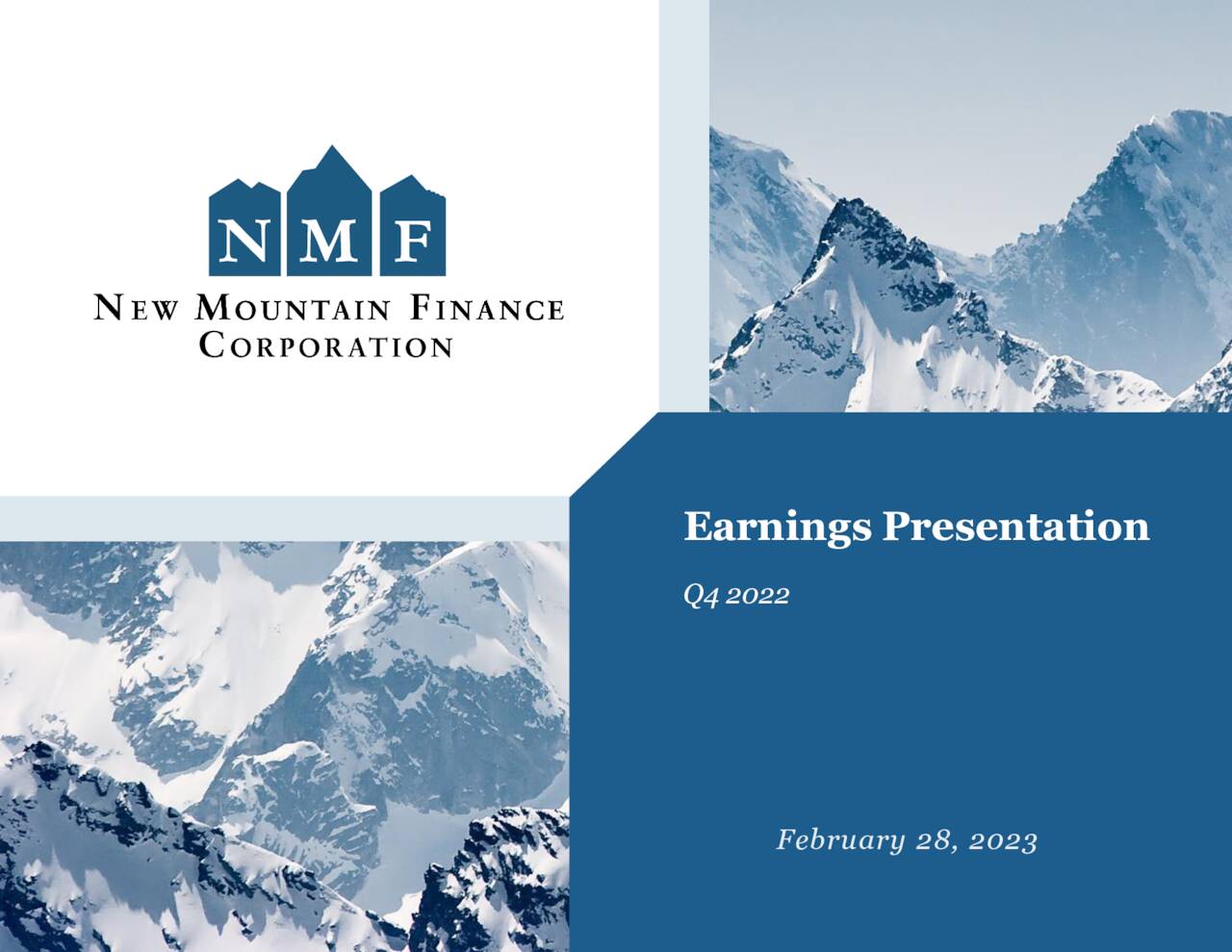 New Mountain Finance 2022 Q4 - Results - Earnings Call Presentation ...