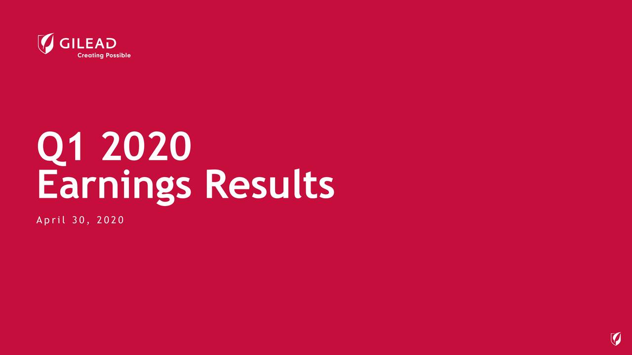 Gilead Sciences, Inc. 2020 Q1 Results Earnings Call Presentation
