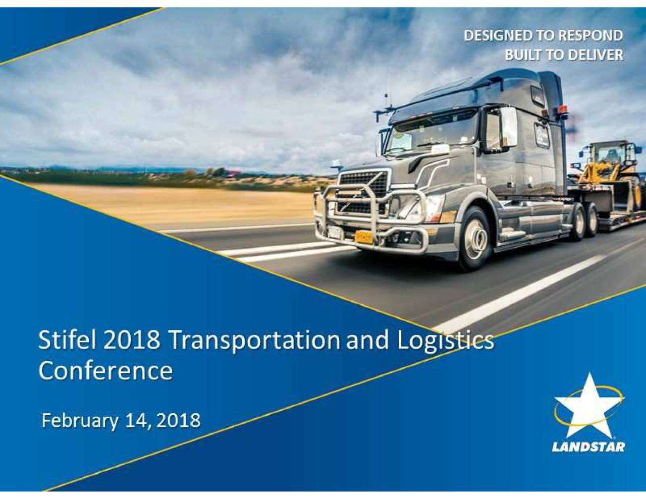 Landstar System (LSTR) Presents At Stifel 2018 Transportation