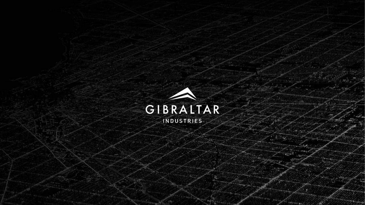 Gibraltar Industries, Inc. 2020 Q1 - Results - Earnings Call ...