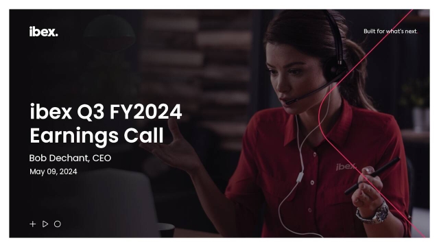 IBEX Limited 2024 Q1 - Results - Earnings Call Presentation (NASDAQ ...