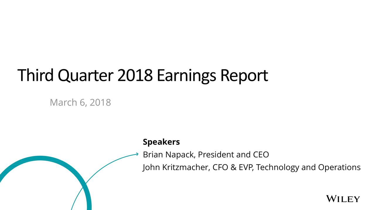 ThirdQuarter2018EarningsReport