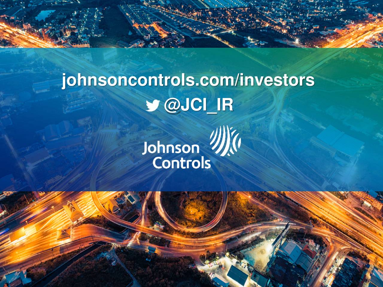 Johnson Controls International Plc 2017 Q4 - Results - Earnings Call ...