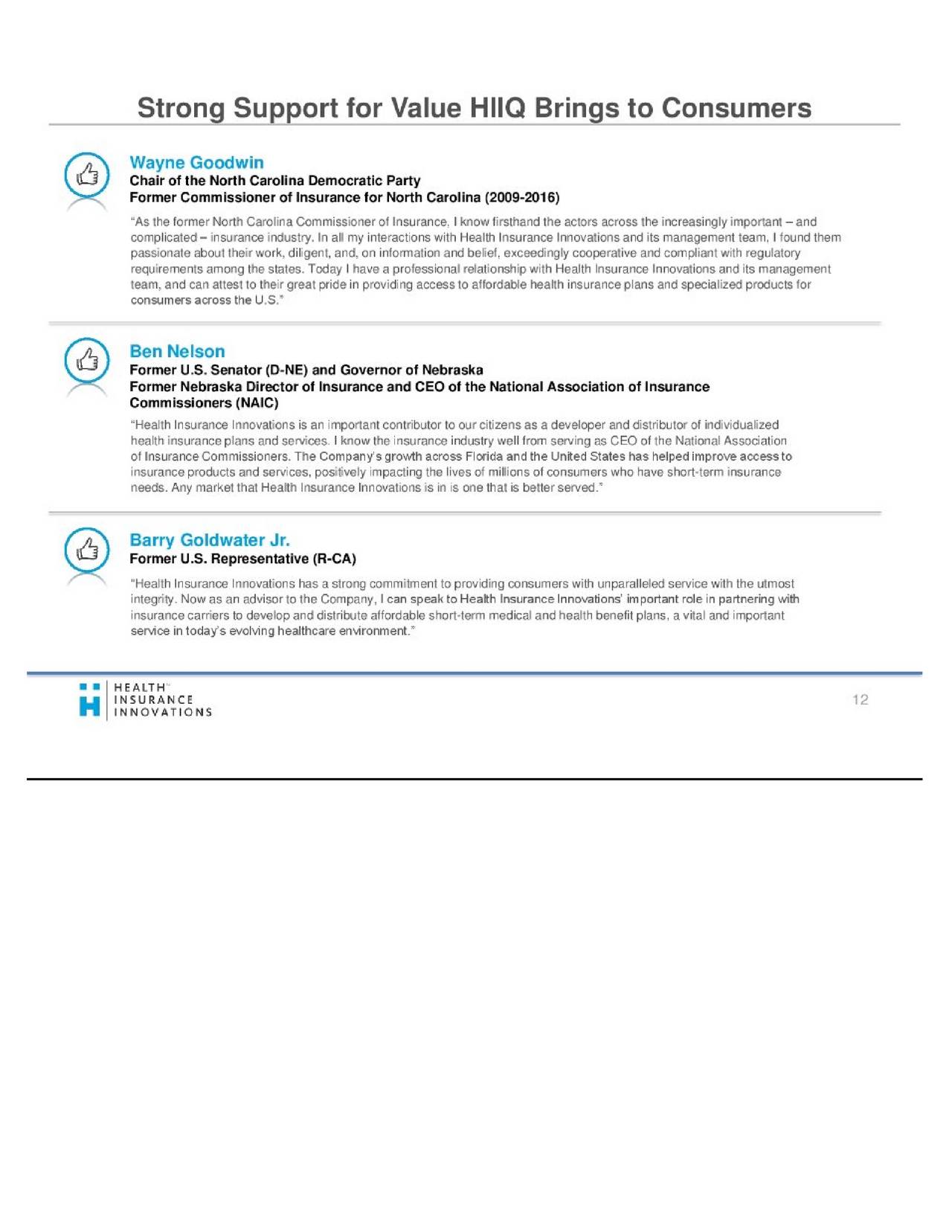 Health Insurance Innovations Hiiq Investor Presentation Health Insurance Innovations Hiiq Investor Presentation Slideshow Nasdaq Seeking Alpha