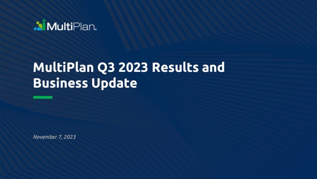 MultiPlan Corporation 2023 Q3 - Results - Earnings Call Presentation ...