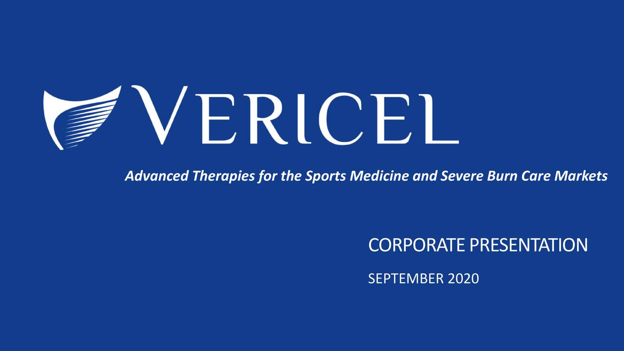 Vericel (VCEL) Investor Presentation Slideshow (NASDAQVCEL
