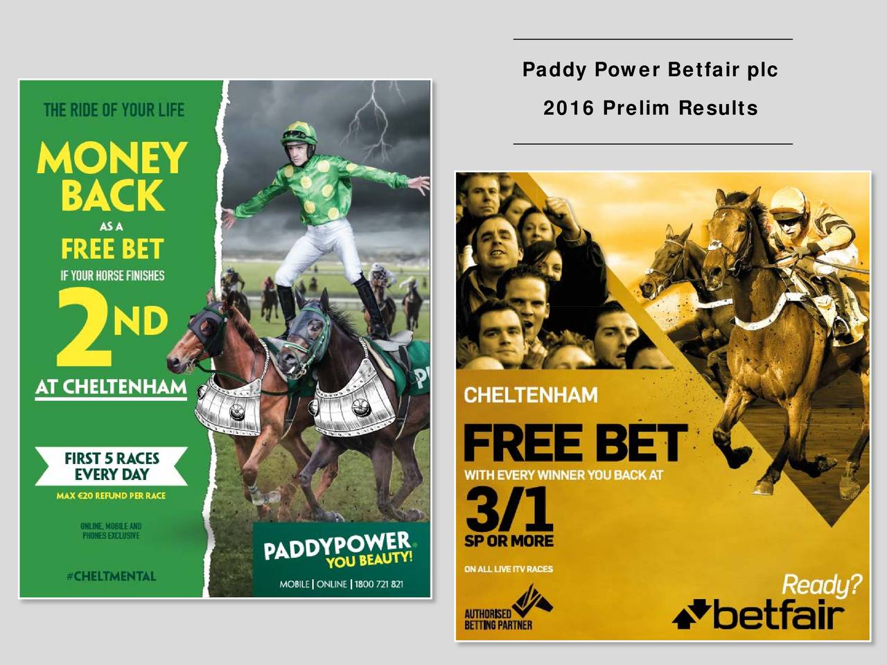 Paddy Power Betfair PLC 2016 Q4 Results Earnings Call Slides (NYSEFLUT) Seeking Alpha