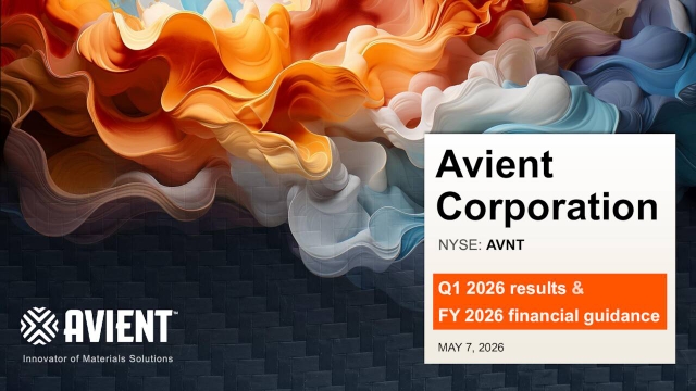 Avient Corporation 2026 Q1 - Results - Earnings Call Presentation (NYSE ...