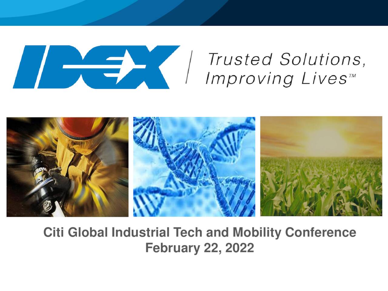 IDEX Corporation (IEX) Presents at the Citi Global Industrial Tech and