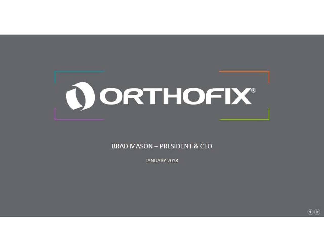 Orthofix (OFIX) Presents At 36th Annual J.P. Healthcare