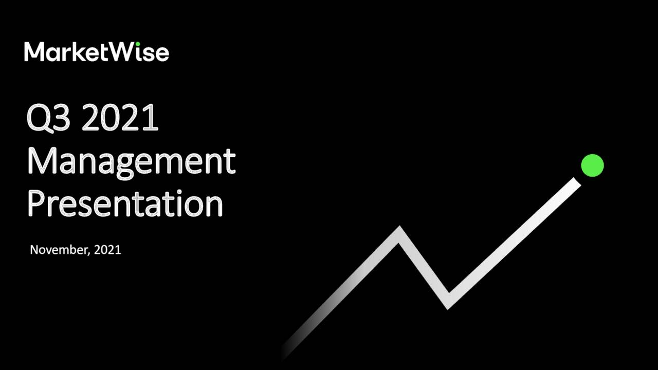 MarketWise, Inc. 2021 Q3 Results Earnings Call Presentation (NASDAQ