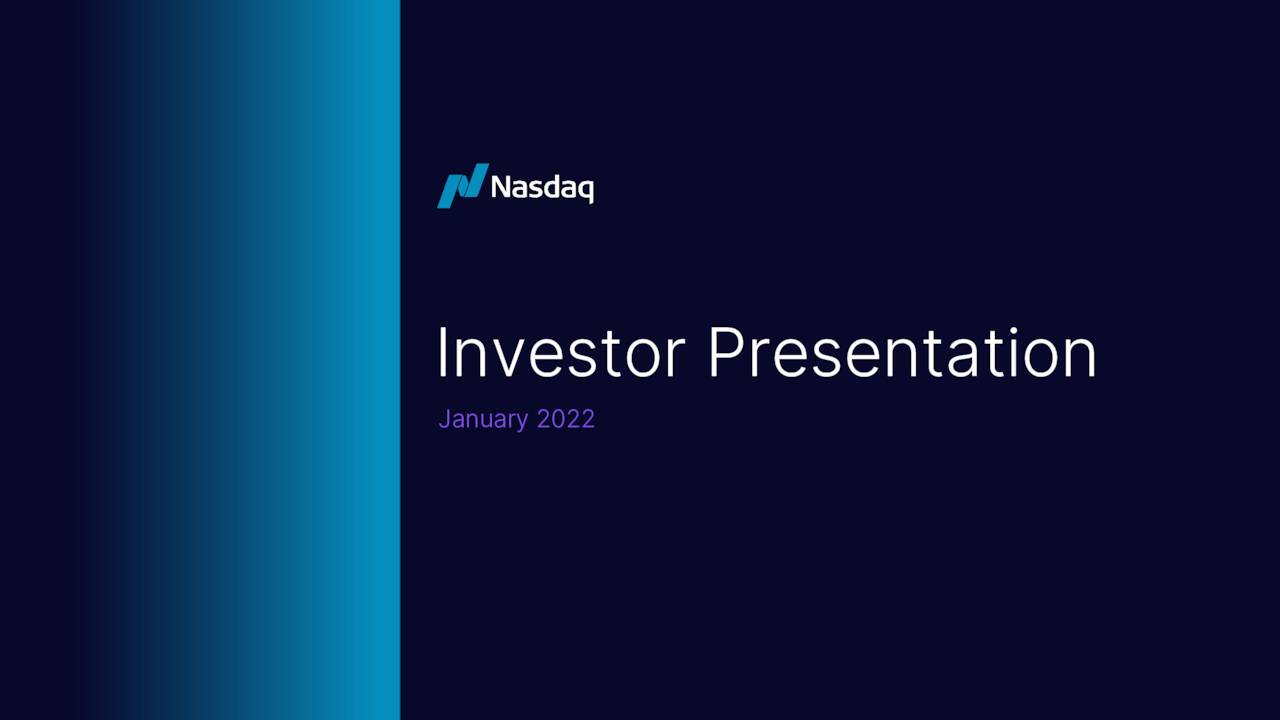 nasdaq evestment investor presentation