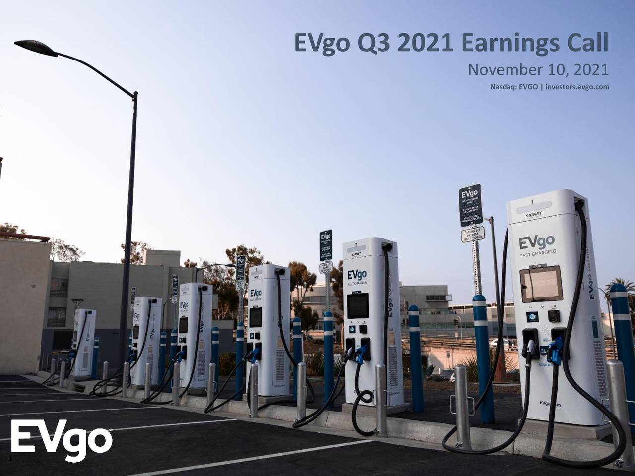 EVgo, Inc. 2021 Q3 Results Earnings Call Presentation (NASDAQEVGO