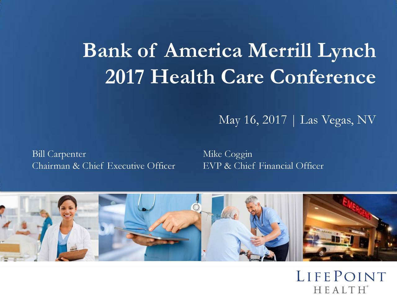 LifePoint Hospitals (LPNT) Bank of America Merrill Lynch 2017 Health