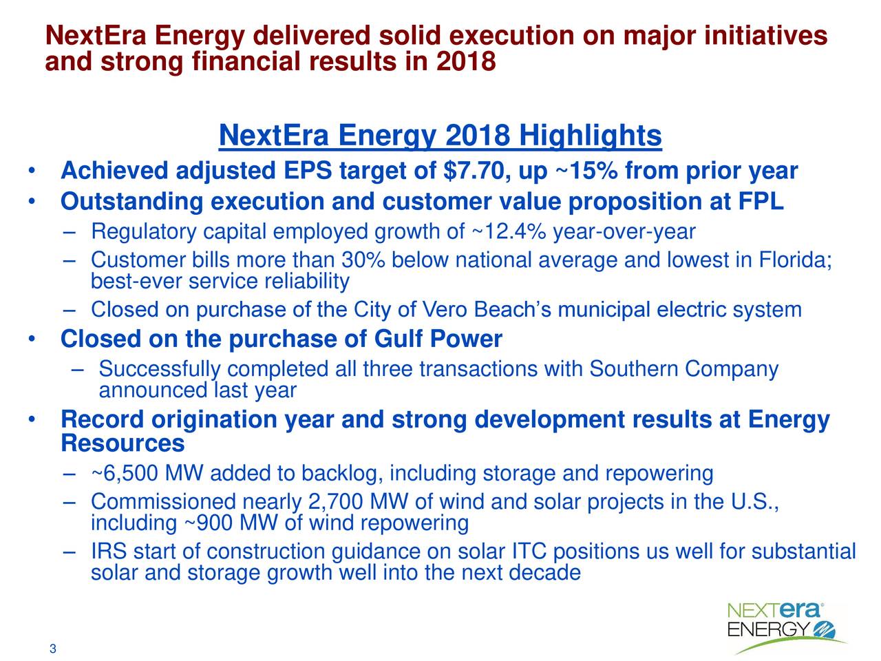 Nextera energy, inc. resume April 2021