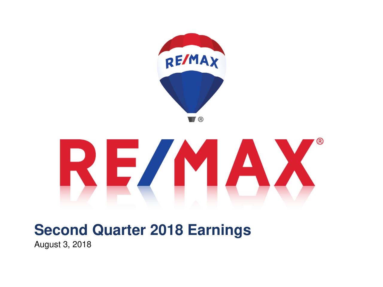 Second Quarter 2018 Earnings