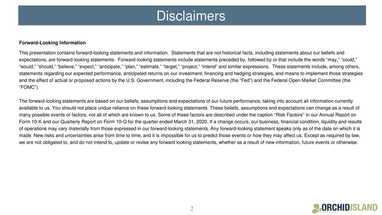 Disclaimers