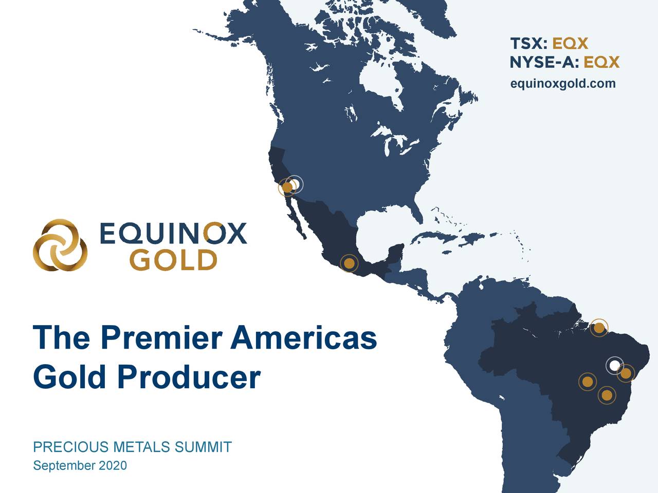 Equinox Gold (EQX) Presents At Precious Metals Summit Slideshow (NYSE