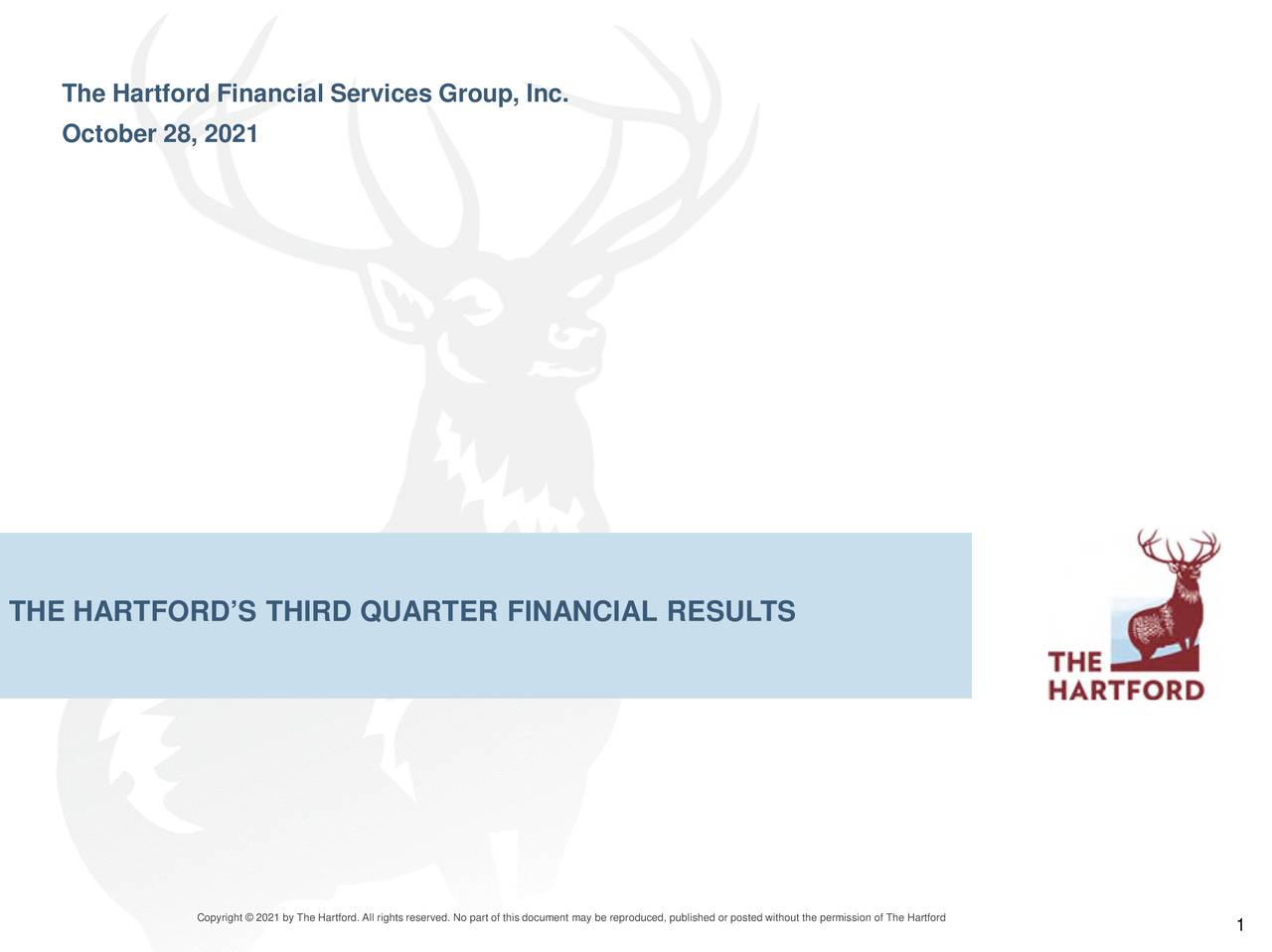 The Hartford Financial Services Group, Inc. 2021 Q3 Results Earnings Call Presentation (NYSE