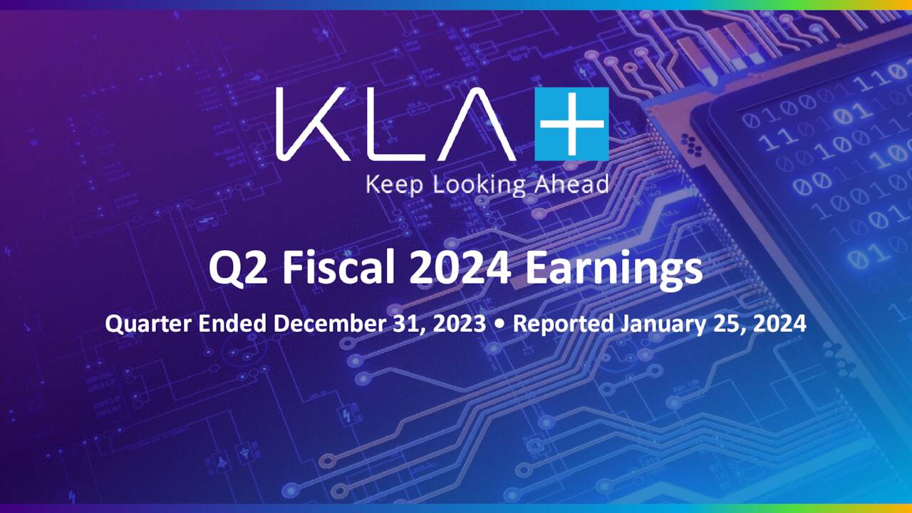 KLA Corporation 2024 Q2 Results Earnings Call Presentation (NASDAQ