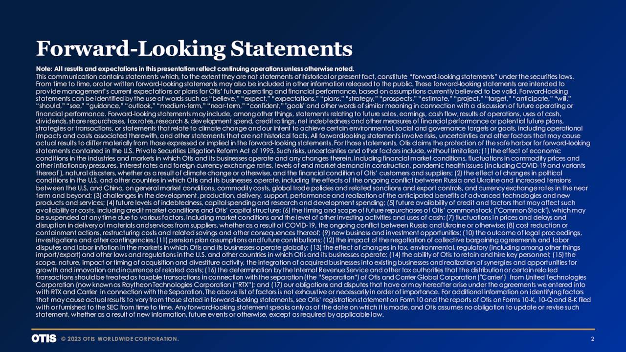 Forward-Looking Statements
